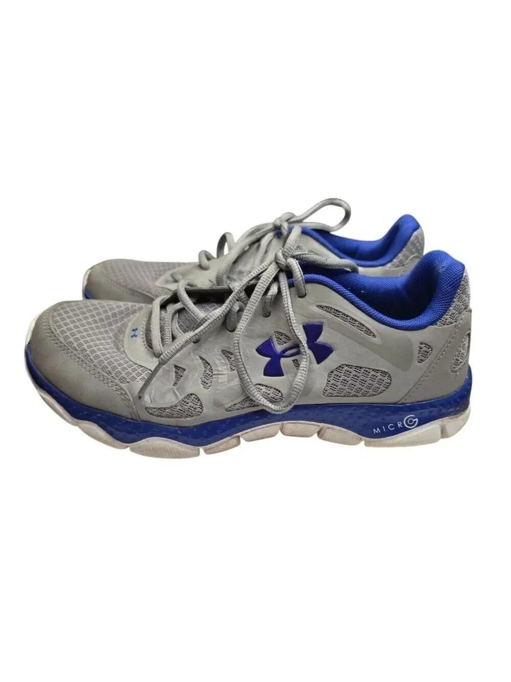Under Armour Gray Blue Sneakers 8.5